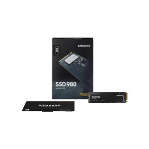 SAMSUNG 980 Internal Solid State Drive - 1TB NVMe M.2 SSD, PCIe Gen 3.0, NVMe 1.4, V-NAND (MZ-V8V1T0B/AM)