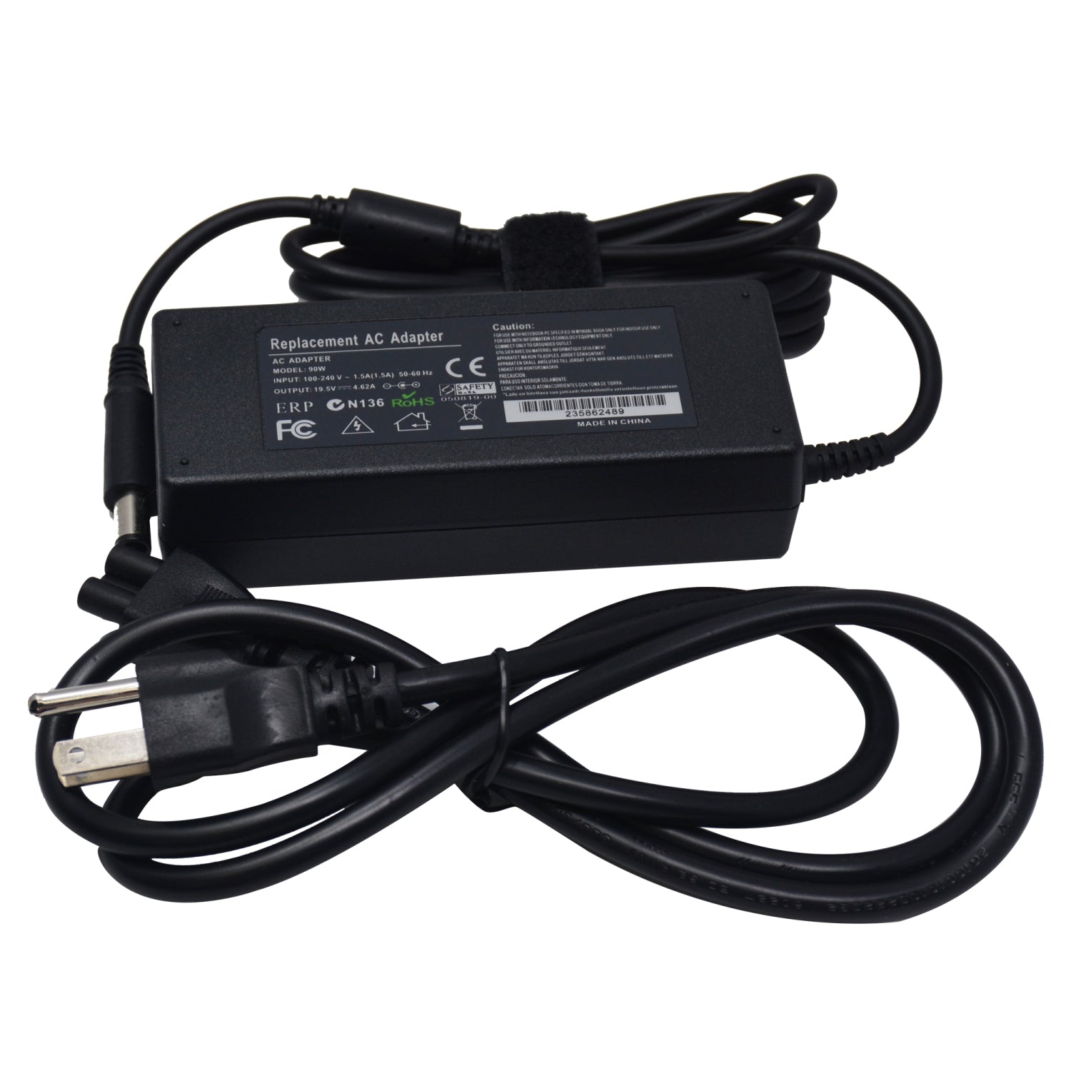 New Replacement laptop AC Adapter for HP 90W 19V/4.74A AC Power Adapter Laptop Charger Compatible with HP Notebooks/tablets with 4.5mm connector