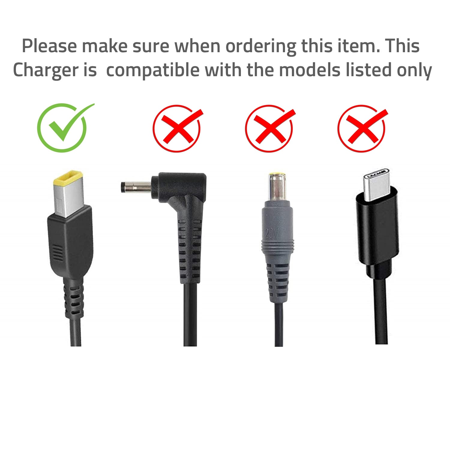 NEW 65W USB AC adapter charger for LENOVO 20V 3.25A Laptop Power Adapter Compatible with Lenovo Thinkpad E440 E540 E531 E431 T440s T440 T450S T460S X240