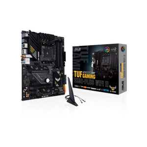 ASUS TUF GAMING B550-PLUS WIFI II Gaming Motherboard with PCIe 4.0, AMD AM4 Socket, ATX Form Factor, MAX Memory 128GB DDR4, ‎AMD B550 Chipset, Wi-Fi 6, HDMI / Display port, Windows 11 64-Bit