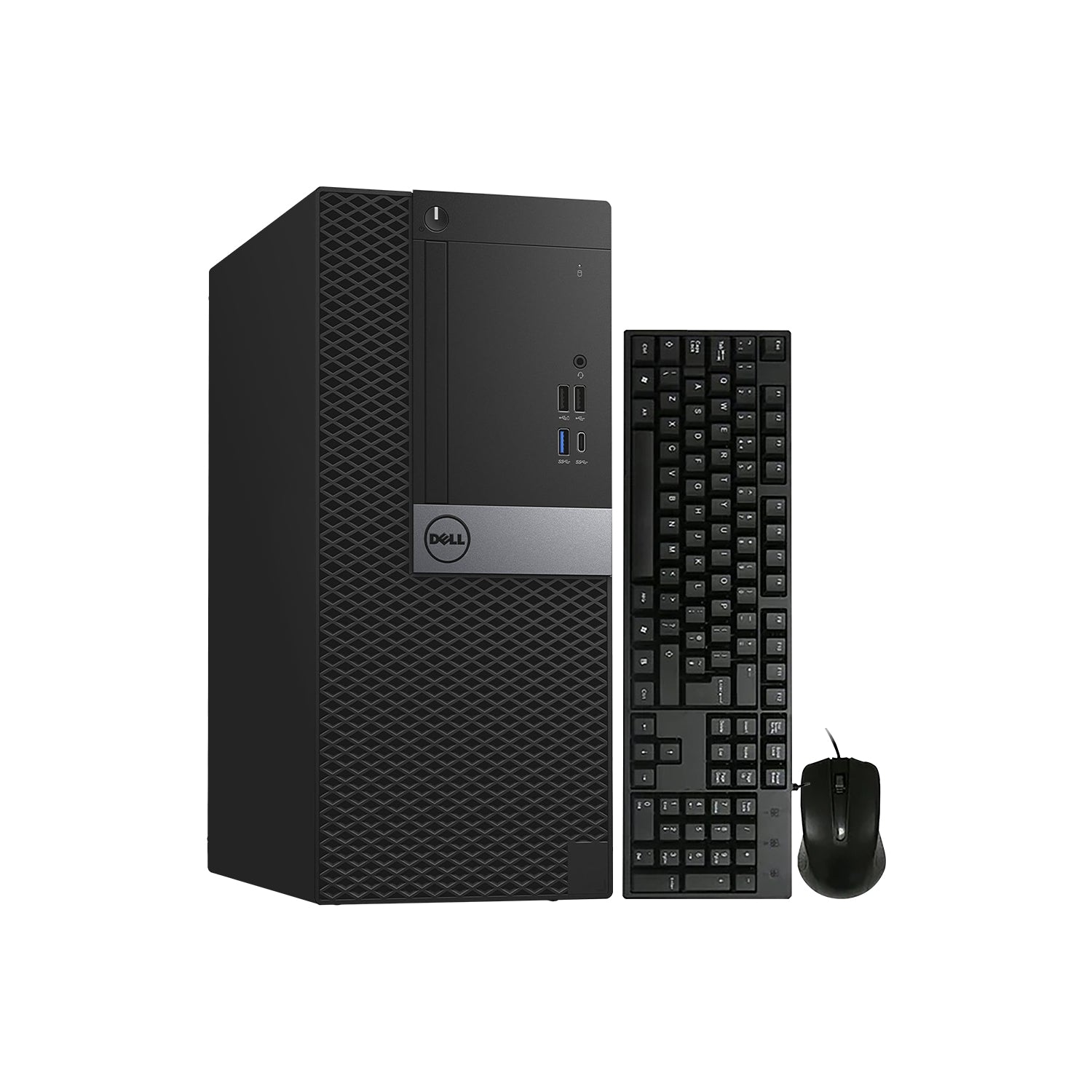 Dell OptiPlex 7050 Tower Desktop Computer PC, Intel Core i7 - 6th Gen Up to 4.00 GHz Processor, 16GB - 32GB DDR4 RAM, 512GB - 2TB SSD, Wired Keyboard & Mouse, Windows 10 Pro