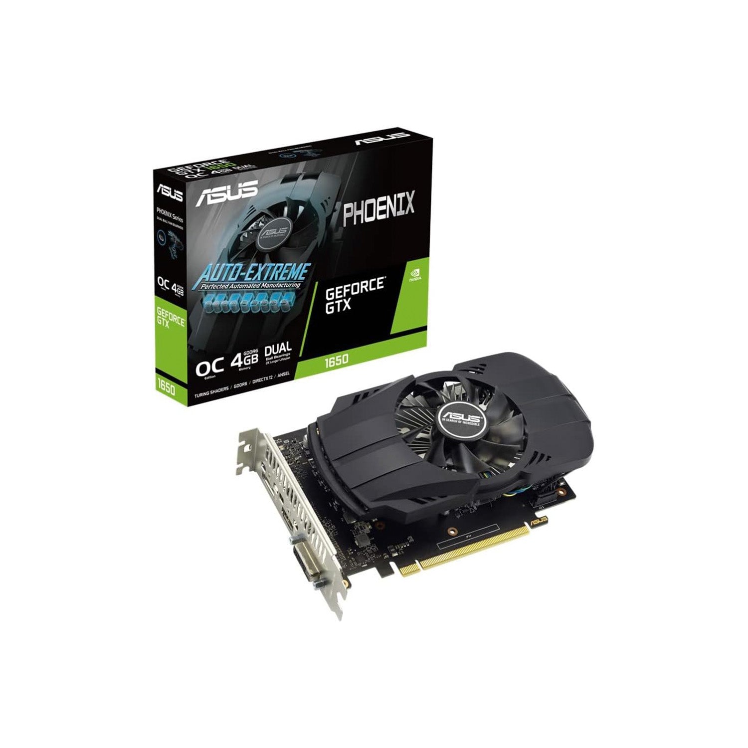 ASUS Phoenix GeForce GTX 1650, 4GB GDDR6 - Video card,
