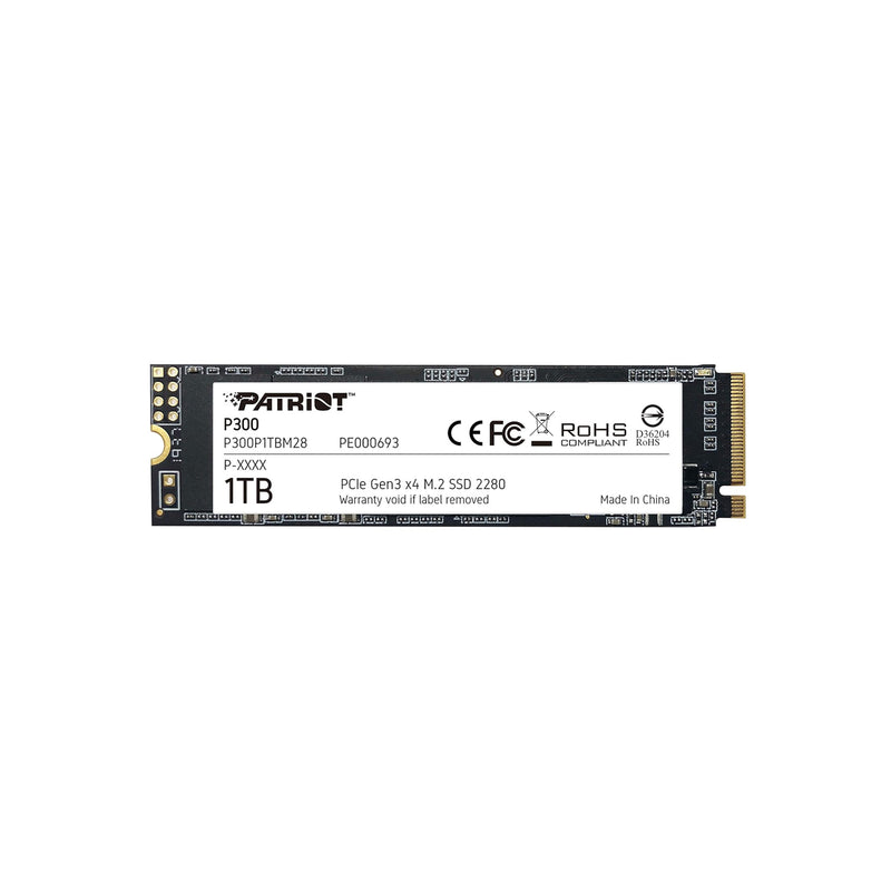 Patriot P300 M.2 PCIe Gen 3 x4 1TB SSD / R/W Speed up to 2,100/1,650MB/s - ( P300P1TBM28)
