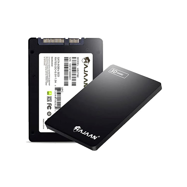 HAJAAN 2 TB Internal PC SSD- SATA III 6 Gb/s, 3D NAND TLC, 2.5”, Up to 520MB/s, Internal Solid State Drive for Laptop Tablet PC Desktop,1 year warranty