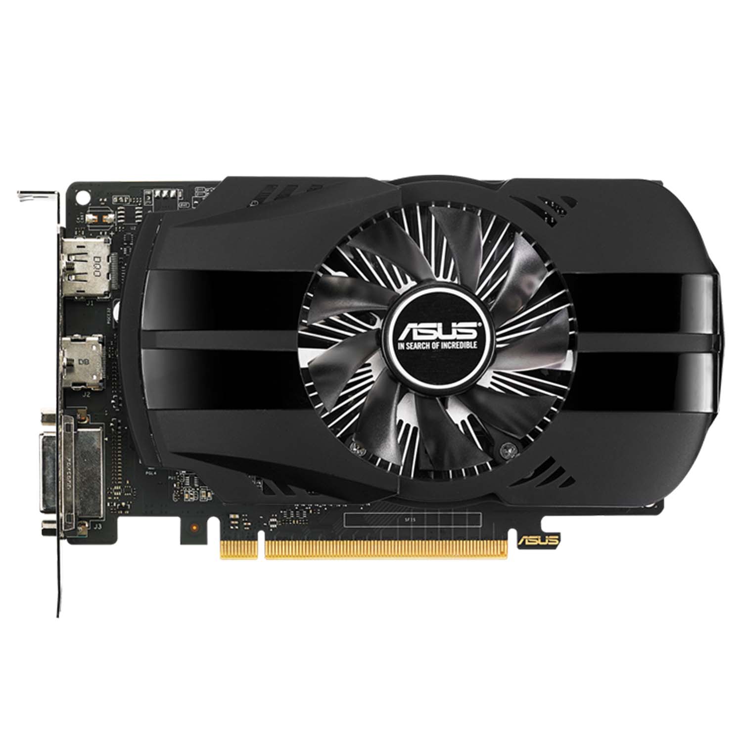 ASUS GeForce GTX 1050 Ti 4GB PHOENIX Fan Edition DVI-D HDMI DP 1.4 Gaming Graphics Card (PH-GTX1050TI-4G)