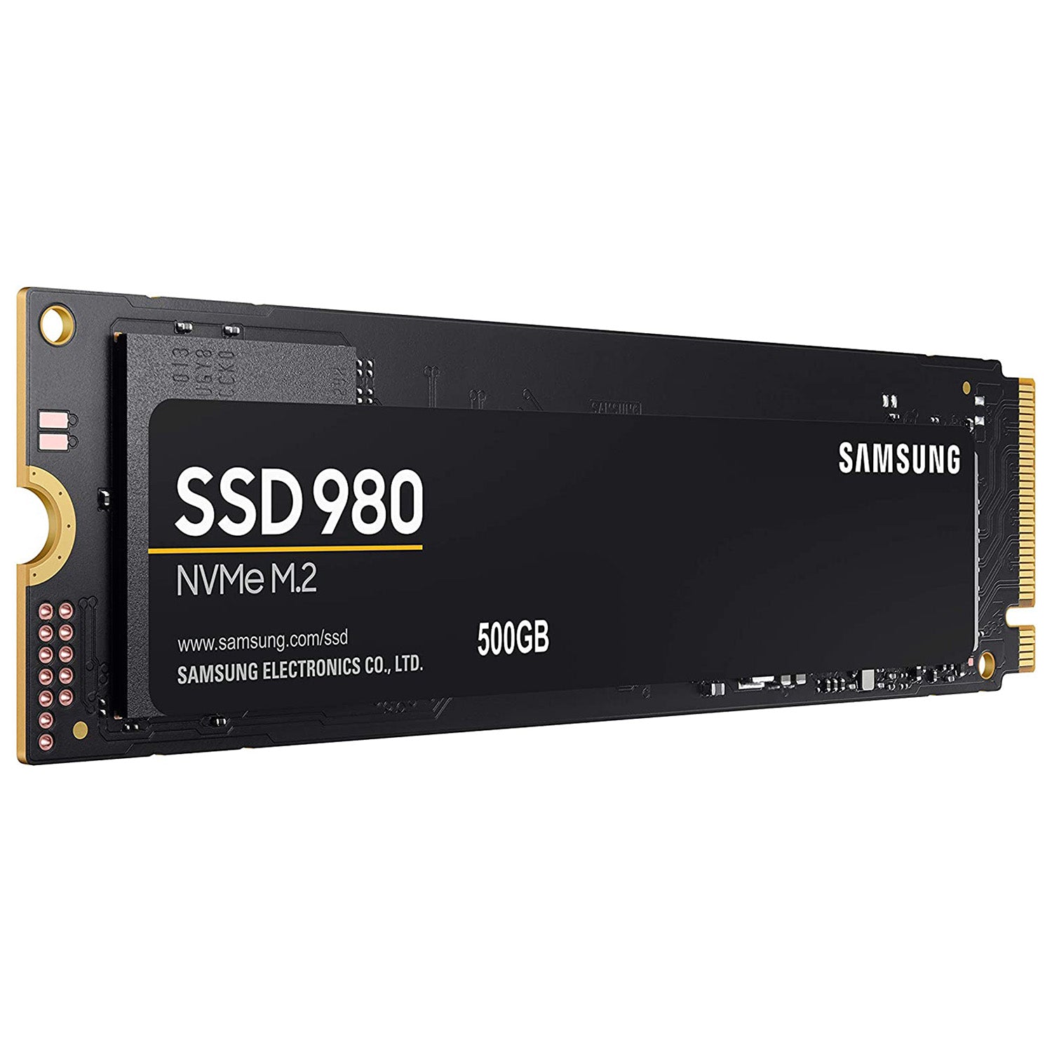SAMSUNG 980 Internal Solid State Drive - 500GB NVMe M.2 SSD, PCIe Gen 3.0, NVMe 1.4, V-NAND (MZ-V8V500B/AM)
