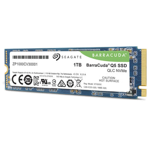 Seagate BarraCuda Q5 NVMe 1TB SSD, R/W Speed up to 2,400/1,700MB/s - (ZP1000CV30001)