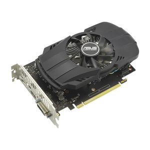 ASUS Phoenix GeForce GTX 1650, 4GB GDDR6 - Video card, PCI Express 3.0 - Graphics card, DVI, Display port, HDMI, HDCP Support (PH-GTX1650-O4GD6-P-EVO)