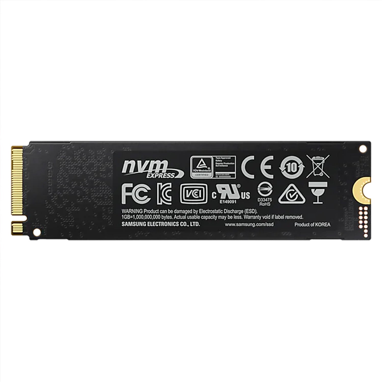 SAMSUNG 970 EVO PLUS Internal Solid State Drive - 1TB NVMe M.2 SSD, PCIe Gen 3.0, NVMe 1.3, V-NAND (MZ-V7S1T0B/AM)