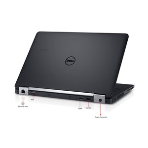 Dell Latitude E5270 12.5in Business Notebook PC - Intel Core i5-6300U Up to 3.00 GHz 8GB - 16GB DDR4 RAM 256GB - 1TB SSD Windows 10 Professional