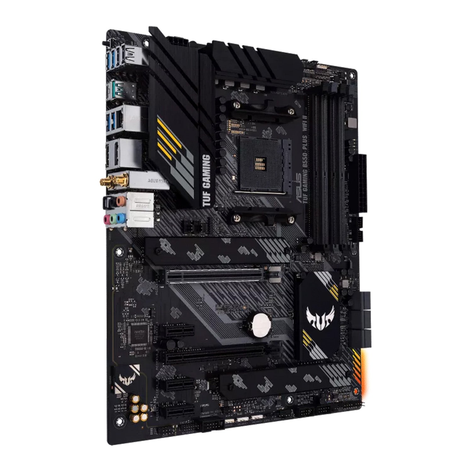 ASUS TUF GAMING B550-PLUS WIFI II Gaming Motherboard with PCIe 4.0, AMD AM4 Socket, ATX Form Factor, MAX Memory 128GB DDR4, AMD B550 Chipset, Wi-Fi 6, HDMI / Display port, Windows 11 64-Bit