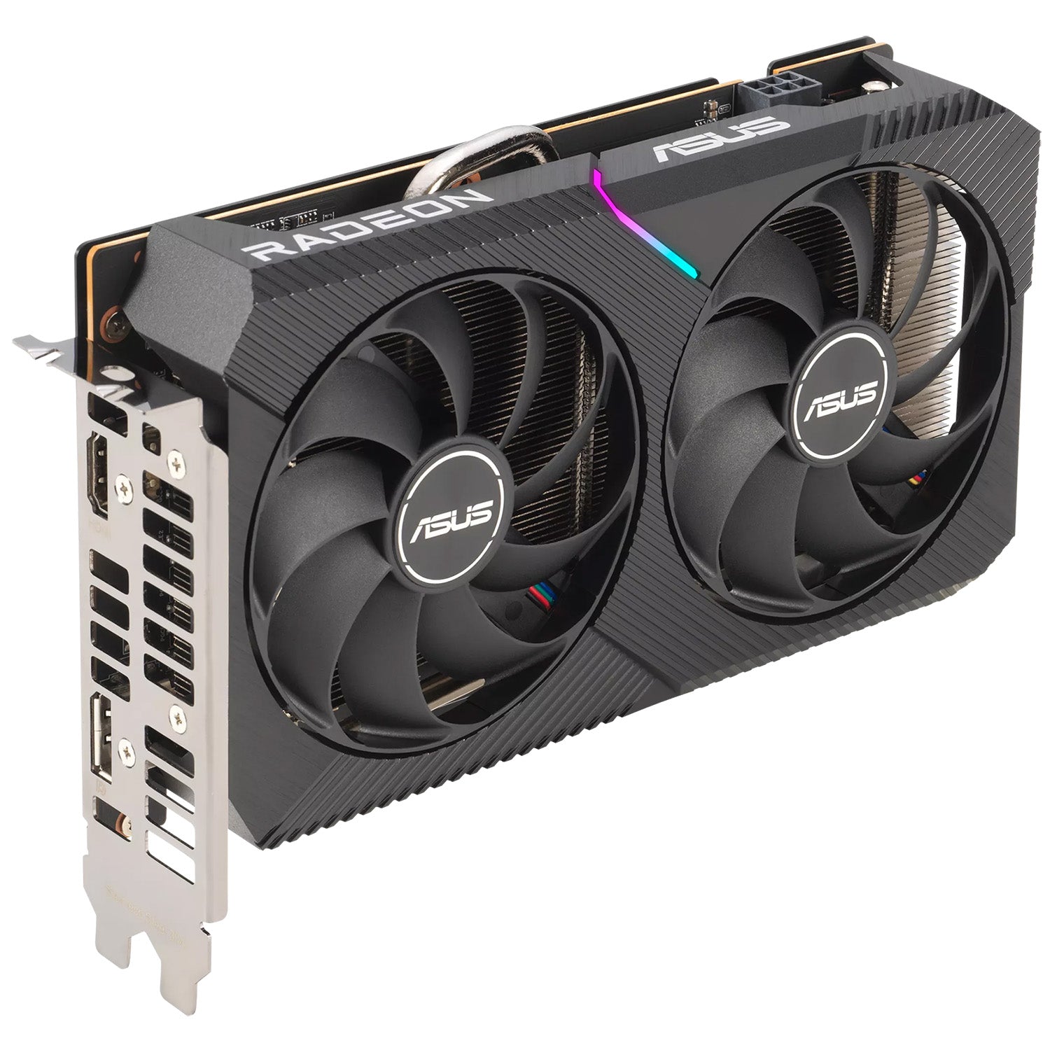 ASUS Dual Radeon RX 6500 XT Graphics Card - 4GB GDDR6, PCI Express 4.0 Video Card, Display Port 1.4a, HDMI 2.1 (Radeon RX 6500 XT OC Edition)