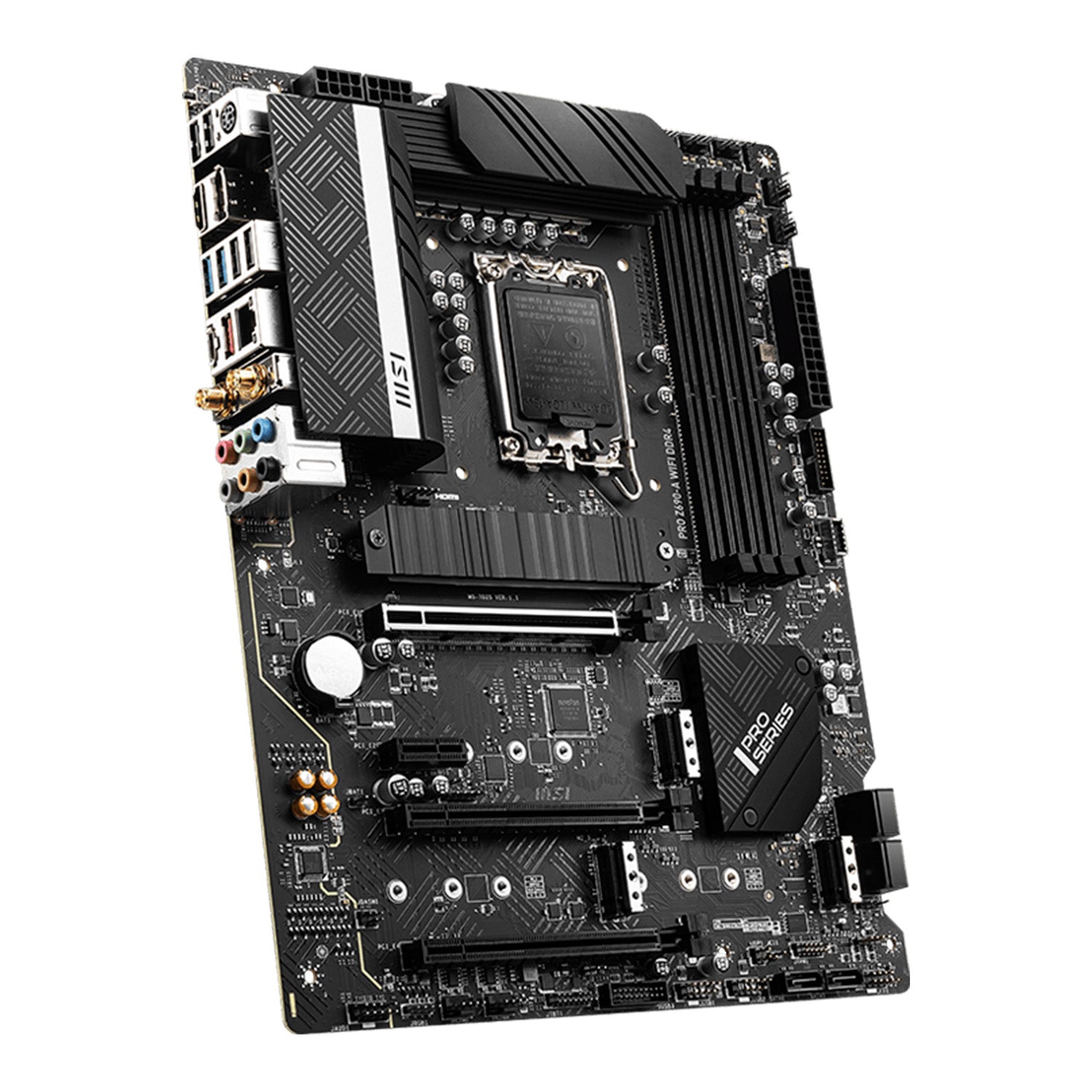 MSI PRO Z690-A WIFI DDR4 Motherboard, Intel Core 14th, 13th, 12th Gen Processors, ATX Form Factor, LGA 1700 Socket, Intel Z690 Chipset, Up to 128GB DDR4, Windows 10,11 64-Bit