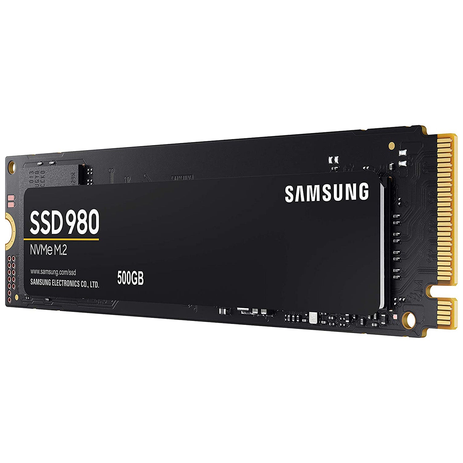 SAMSUNG 980 Internal Solid State Drive - 500GB NVMe M.2 SSD, PCIe Gen 3.0, NVMe 1.4, V-NAND (MZ-V8V500B/AM)