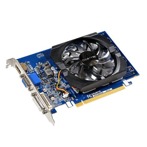 Gigabyte NVIDIA GeForce GT 370 Graphics Card - Single Fan 2GB DDR3, PCIe 2.0 Video Card, HDMI, VGA, DVI (GV-N730D3-2GI REV3.0)
