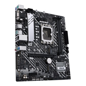 ASUS PRIME H610M-A D4-CSM Motherboard, Intel Socket LGA1700 For 12th, 13th Gen Processors, Micro-ATX, Intel H610 Chipset, PCIe 4.0, DDR4, 2xM.2 Slots, 1Gb LAN, DP/HDMI/D-Sub Port, Support Windows 10,11 64-Bit