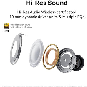 HUAWEI FreeBuds 5i Wireless Earbuds | Noise Cancelling Earphones | Long Lasting Battery Life | 10 mm dynamic driver | Bluetooth 5.2 | Water Resistant in-Ear Headphones - Nebula Black (55036653)