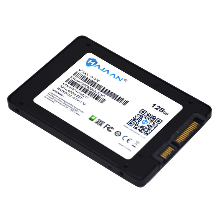 HAJAAN 128GB Internal PC SSD- SATA III 6 Gb/s, 3D NAND TLC, 2.5”, Up to 530MB/s, Internal Solid State Drive for Laptop Tablet PC Desktop-1 Year Warranty