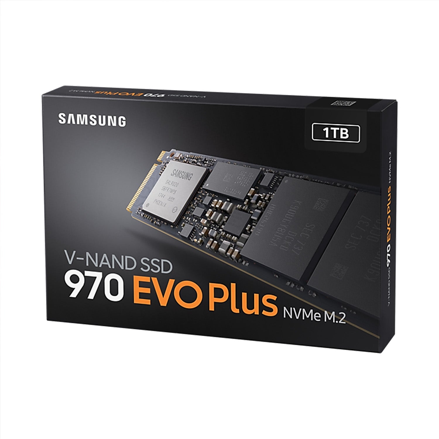 SAMSUNG 970 EVO PLUS Internal Solid State Drive - 1TB NVMe M.2 SSD, PCIe Gen 3.0, NVMe 1.3, V-NAND (MZ-V7S1T0B/AM)