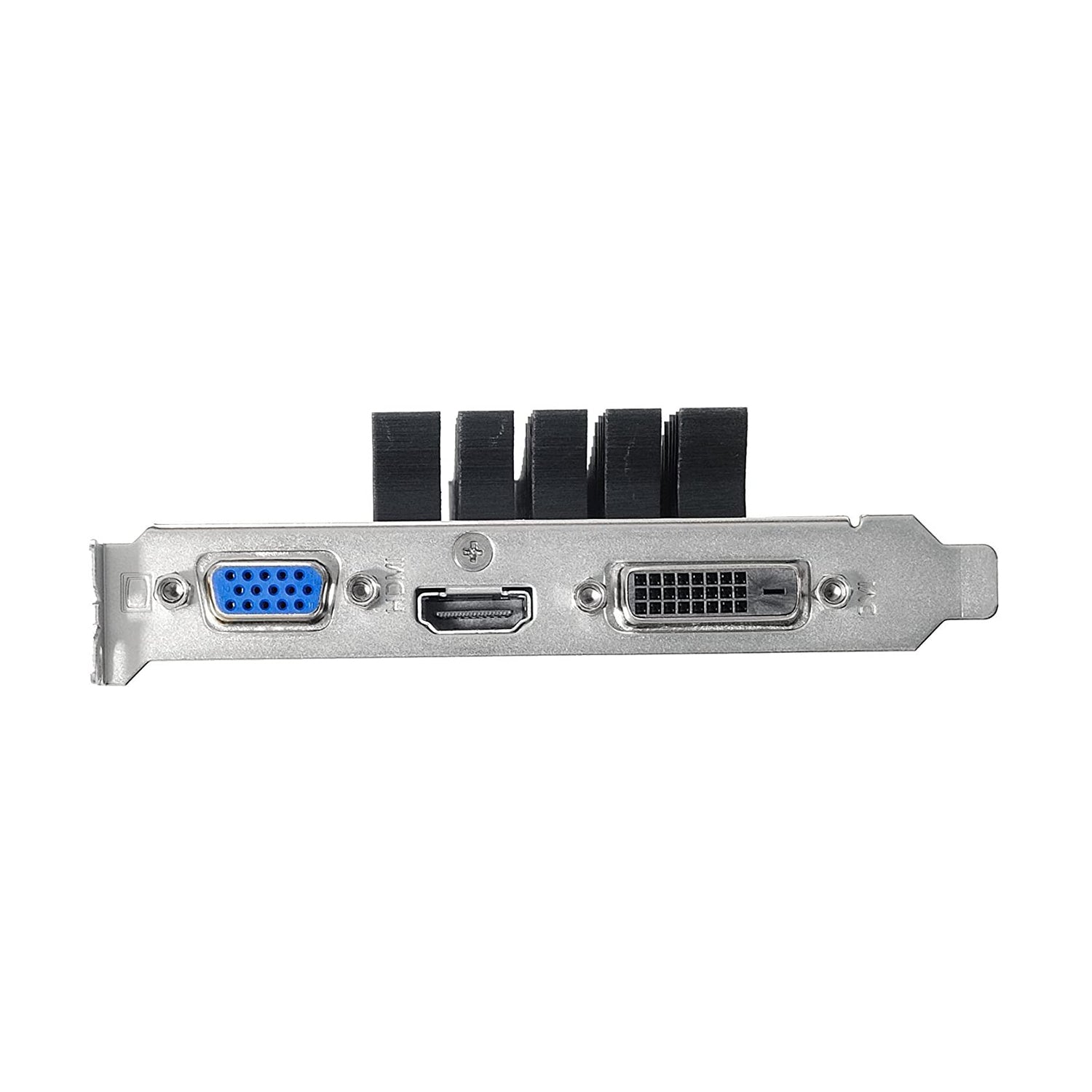 ASUS GeForce GT 730 2GB GDDR5 low profile graphics card for silent HTPC build (with I/O port brackets), HDMI, DVI-D