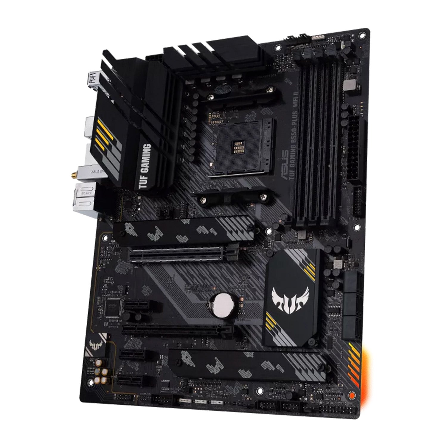 ASUS TUF GAMING B550-PLUS WIFI II Gaming Motherboard with PCIe 4.0, AMD AM4 Socket, ATX Form Factor, MAX Memory 128GB DDR4, AMD B550 Chipset, Wi-Fi 6, HDMI / Display port, Windows 11 64-Bit