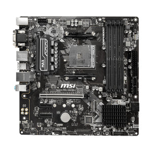 MSI B450M PRO-VDH MAX, Motherboard Micro-ATX AM4 Socket, AMD B550 Chipset, PCIe M.2 Slots, 64GB DDR4, D-SUB DVI HDMI, Support Windows 7, 10 64-Bit