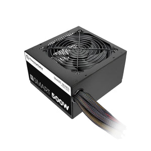 Thermaltake Smart Series 500W Power Supply SLI, ATX Form Factor, CrossFire Ready Continuous Power,120mm Ultra Quiet Cooling Fan, ATX 12V V2.3 | EPS 12V 80 PLUS Certified Active PFC Haswell Ready (PS-SPD-0500NPCWUS-W)
