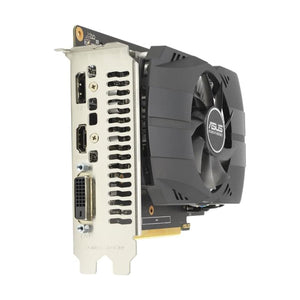 ASUS Phoenix GeForce GTX 1650, 4GB GDDR6 - Video card, PCI Express 3.0 - Graphics card, DVI, Display port, HDMI, HDCP Support (PH-GTX1650-O4GD6-P-EVO)