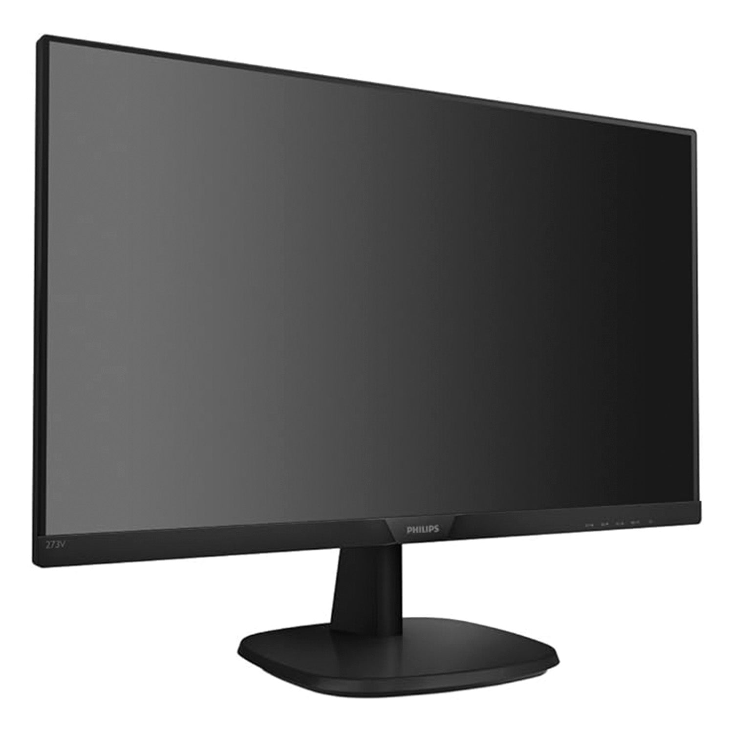 Philips V-Line 27" Full HD 1920 x 1080 Monitor 75Hz Refresh Rate Built-in Speakers Flicker-Free Low Blue Light Frameless Anti-Glare Backlit LED IPS Monitor VESA Mount VGA HDMI DisplayPort(273V7QJAB )