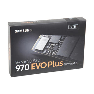 SAMSUNG 970 EVO PLUS Internal Solid State Drive - 2TB NVMe M.2 SSD, PCIe Gen 3.0, NVMe 1.3, V-NAND (MZ-V7S2T0B/AM)