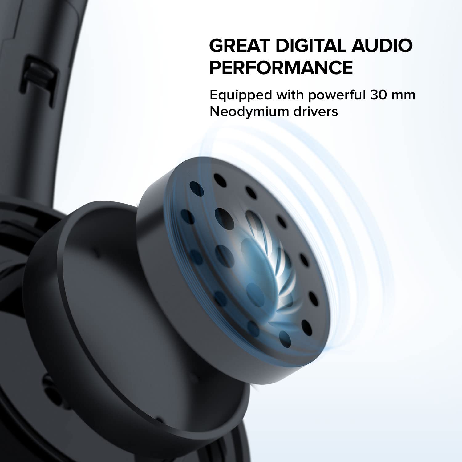 Creative HS-220 Wired Headset with Noise-Cancelling Mic and Inline Remote 30 mm Neodymium Drivers Plug-and-Play Compatible with any PC or Mac Computer USB-A port (51EF1070AA001)