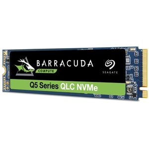 Seagate BarraCuda Q5 NVMe 1TB SSD, R/W Speed up to 2,400/1,700MB/s - (ZP1000CV30001)