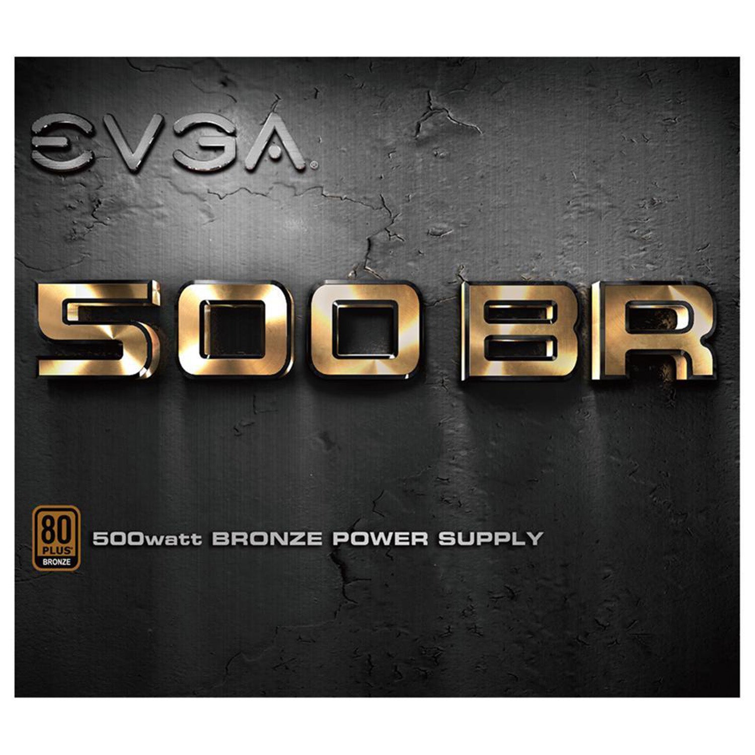 EVGA 500 BR Power Supply 500 W, ATX12V | EPS12V SLI CrossFire 80 PLUS BRONZE Certified Non-Modular, Heavy-duty protections - (100-BR-0500-K1)