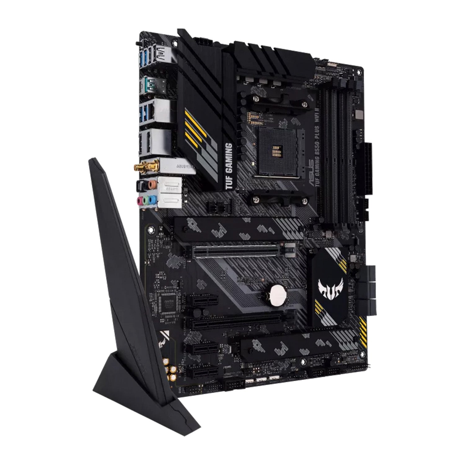 ASUS TUF GAMING B550-PLUS WIFI II Gaming Motherboard with PCIe 4.0, AMD AM4 Socket, ATX Form Factor, MAX Memory 128GB DDR4, AMD B550 Chipset, Wi-Fi 6, HDMI / Display port, Windows 11 64-Bit