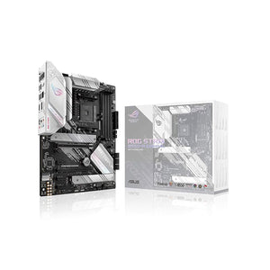 ASUS ROG STRIX B550-A Gaming Motherboard, AMD B550 Chipset, AMD AM4 Socket, 4 x DIMM, Max Memory 128GB, DDR4, ATX Form Factor, Support Windows 10 64-Bit,HDMI and Display Port