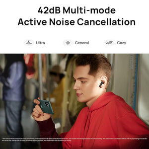 HUAWEI FreeBuds 5i Wireless Earbuds | Noise Cancelling Earphones | Long Lasting Battery Life | 10 mm dynamic driver | Bluetooth 5.2 | Water Resistant in-Ear Headphones - Nebula Black (55036653)