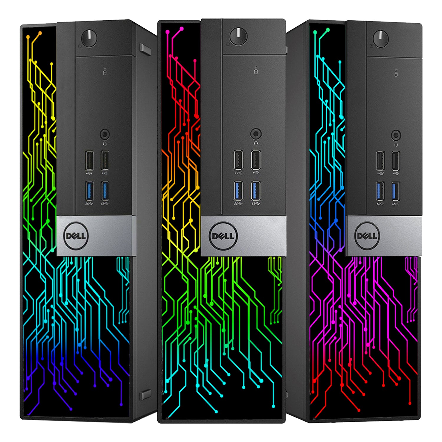 Dell OptiPlex 5060 RGB Desktop Computer - R5 340X / R5 430 / GT 730 | Intel i5-8500 Six Core (4.1GHz Turbo) | 16GB DDR4 RAM | 512GB SSD | WiFi + Bluetooth | Windows 11 Pro - Refurbished