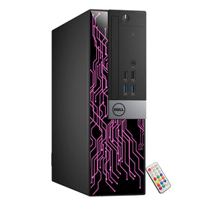 Dell OptiPlex 5060 RGB Desktop Computer - R5 340X / R5 430 / GT 730 | Intel i5-8500 Six Core (4.1GHz Turbo) | 16GB DDR4 RAM | 512GB SSD | WiFi + Bluetooth | Windows 11 Pro - Refurbished