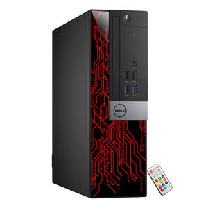 Dell OptiPlex 5060 RGB Desktop Computer - R5 340X / R5 430 /  GT 730 | Intel i5-8500 Six Core (4.1GHz Turbo) | 16GB DDR4 RAM | 512GB SSD | WiFi + Bluetooth | Windows 11 Pro - Refurbished