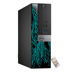 Dell Optiplex RGB Desktop Computer PC, Intel Hexa-Core i5-8500 up to 4.10 GHz, 16GB DDR4 RAM, 1 TB NVMe SSD, Dual Monitor Support, Windows 11 Pro, WiFi +Bluetooth  - Refurbished