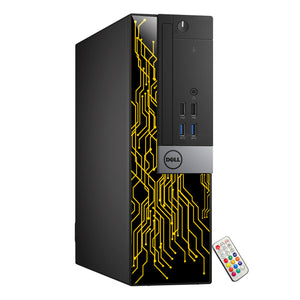 Dell OptiPlex 5060 RGB Desktop Computer - R5 340X / R5 430 / GT 730 | Intel i5-8500 Six Core (4.1GHz Turbo) | 16GB DDR4 RAM | 512GB SSD | WiFi + Bluetooth | Windows 11 Pro - Refurbished