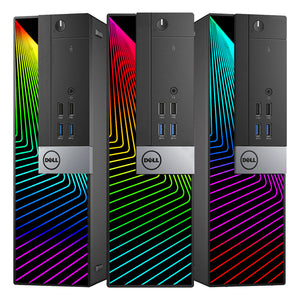 Dell Optiplex RGB Desktop Computer PC, Intel Hexa-Core i5-8500 up to 4.10 GHz, 32GB DDR4 RAM, 2TB NVMe SSD, Dual Monitor Support, Windows 11 Pro, WiFi + Bluetooth - Refurbished
