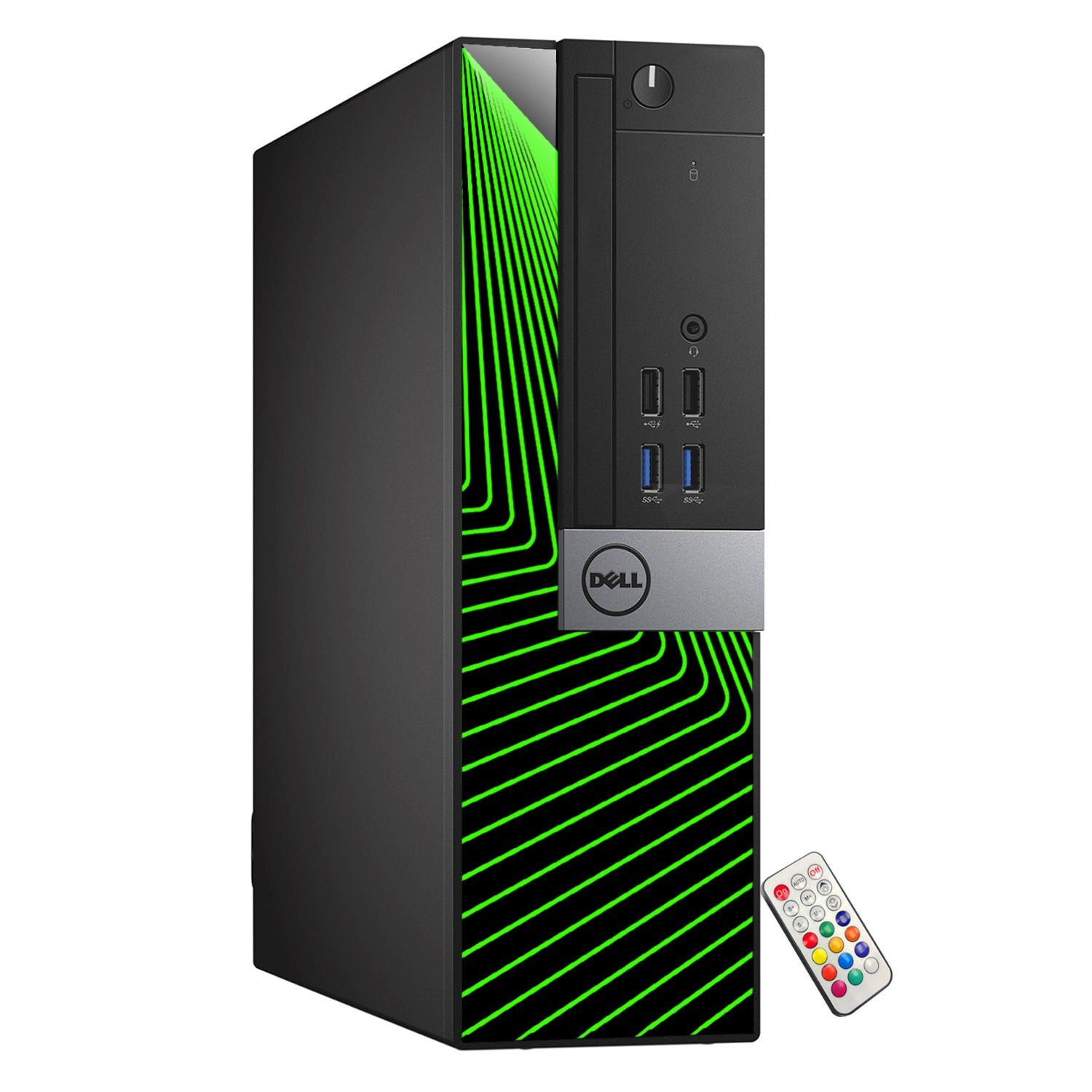 Dell OptiPlex 5060 RGB Desktop Computer - Intel i5-8500 Six Core (4.1GHz Turbo) | 32GB DDR4 RAM | 1TB /2TB SSD | GT 730/ 1030/ RX 550 WiFi + Bluetooth | Windows 11 Pro - Refurbished