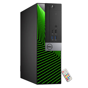 Dell OptiPlex 5060 RGB Desktop Computer - Intel i5-8500 Six Core (4.1GHz Turbo) | 32GB DDR4 RAM | 1TB /2TB SSD | GT 730/ 1030/ RX 550 WiFi + Bluetooth | Windows 11 Pro - Refurbished