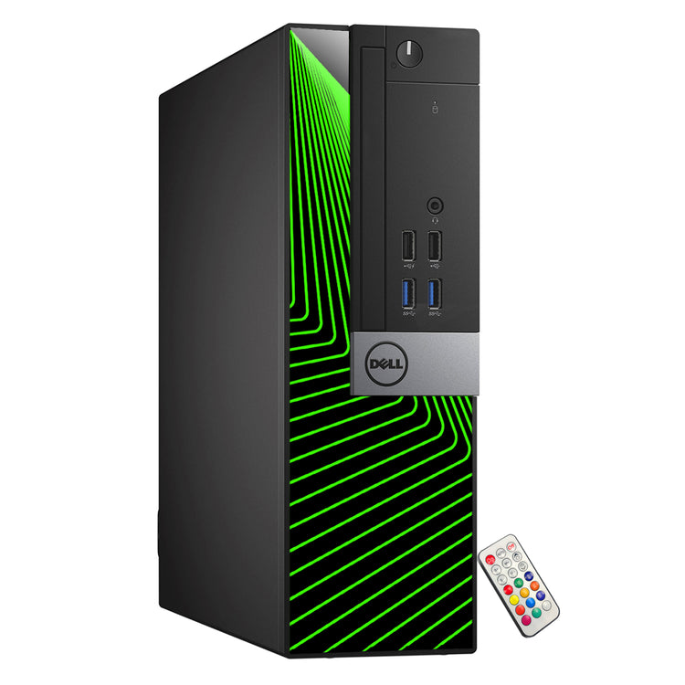 Dell OptiPlex 5060 RGB Desktop Computer - Intel i5-8500 Six Core (4.1GHz Turbo) | 32GB DDR4 RAM | 1TB /2TB SSD | GT 730/ 1030/ RX 550 WiFi + Bluetooth | Windows 11 Pro - Refurbished