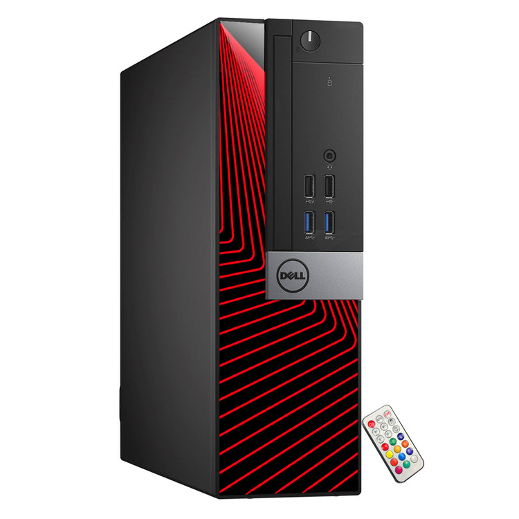 Dell OptiPlex 5060 RGB Desktop Computer - Intel i5-8500 Six Core (4.1GHz Turbo) | 32GB DDR4 RAM | 1TB /2TB SSD | GT 730/ 1030/ RX 550 WiFi + Bluetooth | Windows 11 Pro - Refurbished