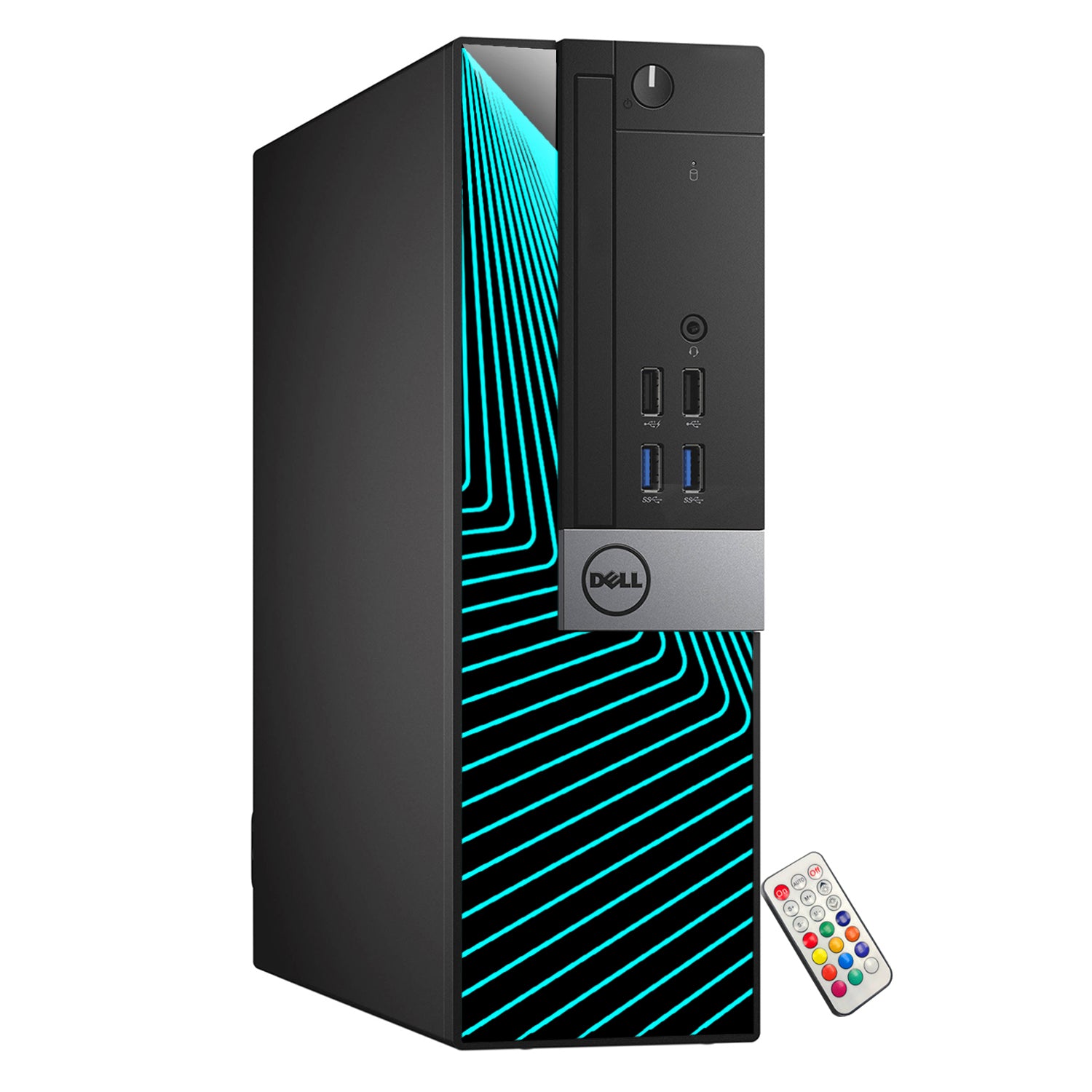 Dell Optiplex RGB Desktop Computer PC, Intel Hexa-Core i5-8500 up to 4.10 GHz, 32GB DDR4 RAM, 2TB NVMe SSD, Dual Monitor Support, Windows 11 Pro, WiFi + Bluetooth - Refurbished