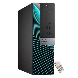 Dell OptiPlex 5060 RGB Desktop Computer - Intel i5-8500 Six Core (4.1GHz Turbo) | 32GB DDR4 RAM | 1TB /2TB SSD | GT 730/ 1030/ RX 550 WiFi + Bluetooth | Windows 11 Pro - Refurbished