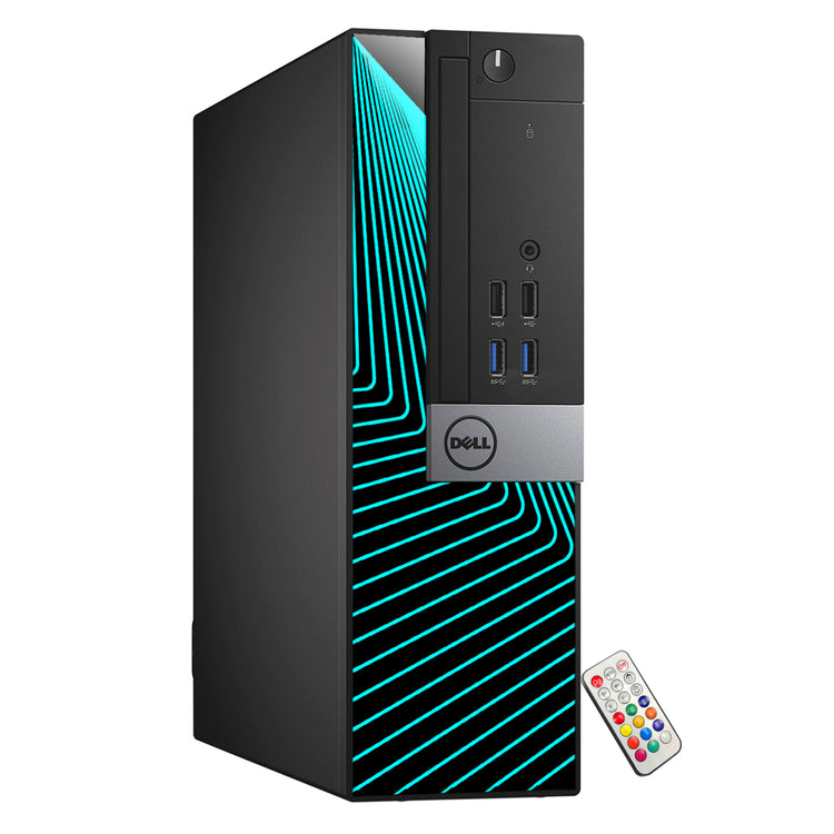 Dell OptiPlex 5060 RGB Desktop Computer - Intel i5-8500 Six Core (4.1GHz Turbo) | 32GB DDR4 RAM | 1TB /2TB SSD | GT 730/ 1030/ RX 550 WiFi + Bluetooth | Windows 11 Pro - Refurbished