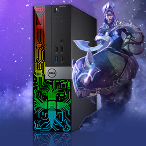 Dell Optiplex RGB Desktop Computer PC, Intel Hexa-Core i5-8500 up to 4.10 GHz, 32GB DDR4 RAM, 1TB NVMe SSD, Dual Monitor Support, Windows 11 Pro, WiFi + Bluetooth - Refurbished